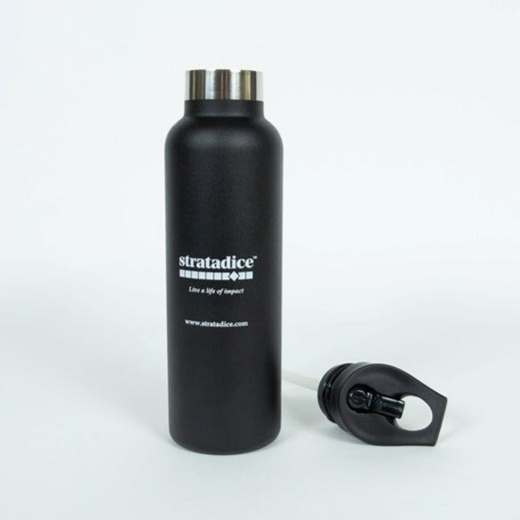‘Live a life of Impact’ Basecamp® Tundra Vacuum Bottle with Flip Straw Lid - 20 oz